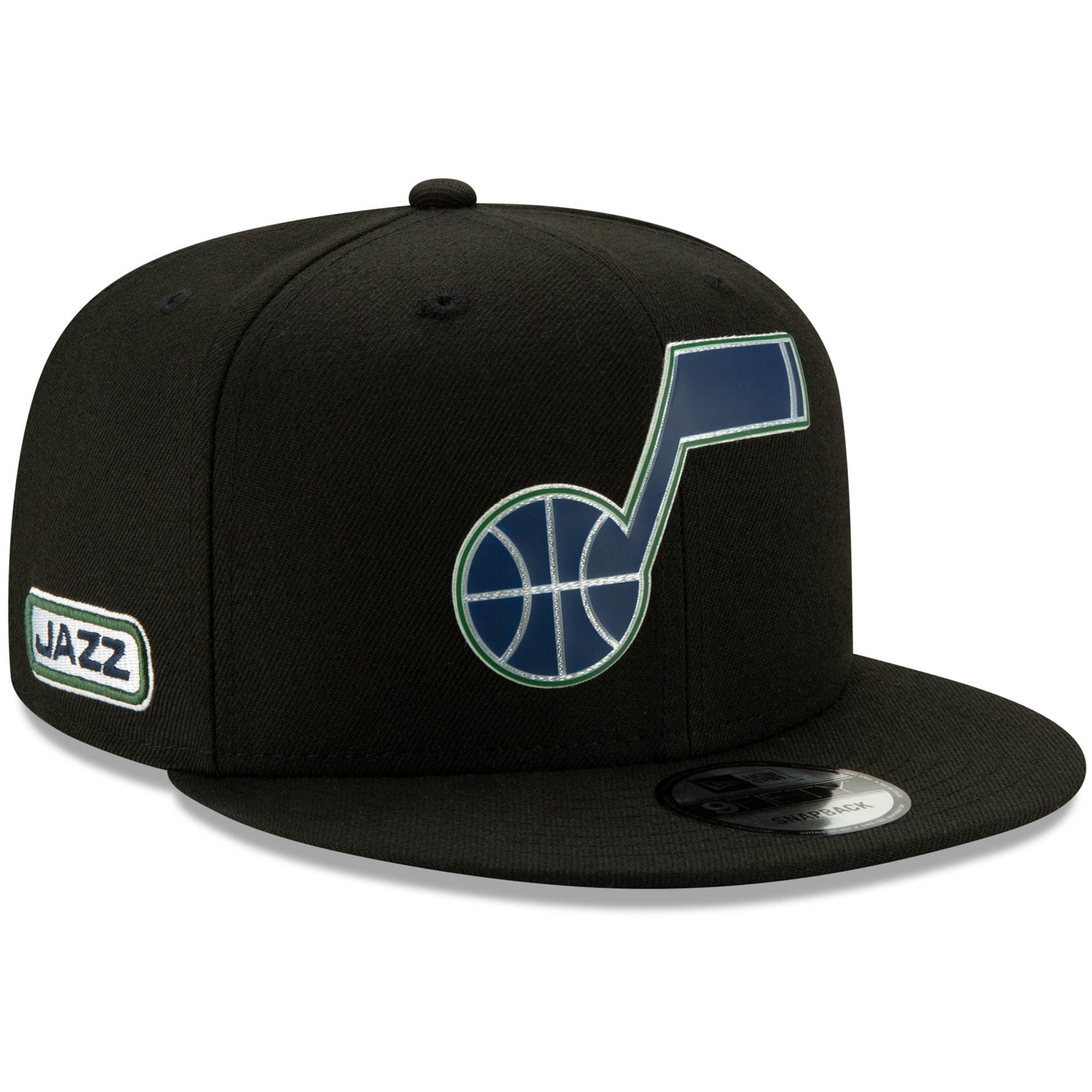 black utah jazz hat