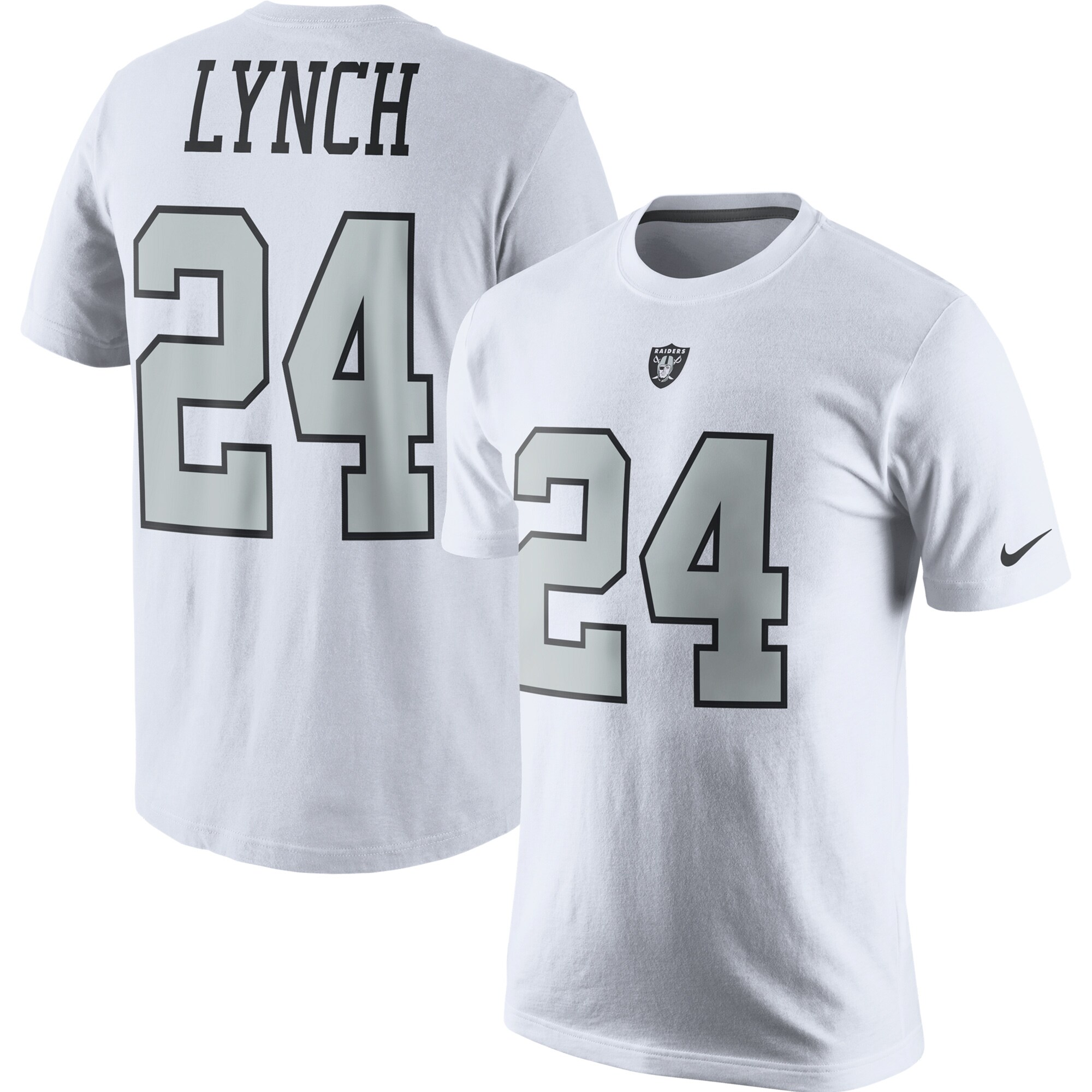 Marshawn Lynch Las Vegas Raiders Nike Color Rush 2 0 Name Number T Shirt White Gear Up For Sports