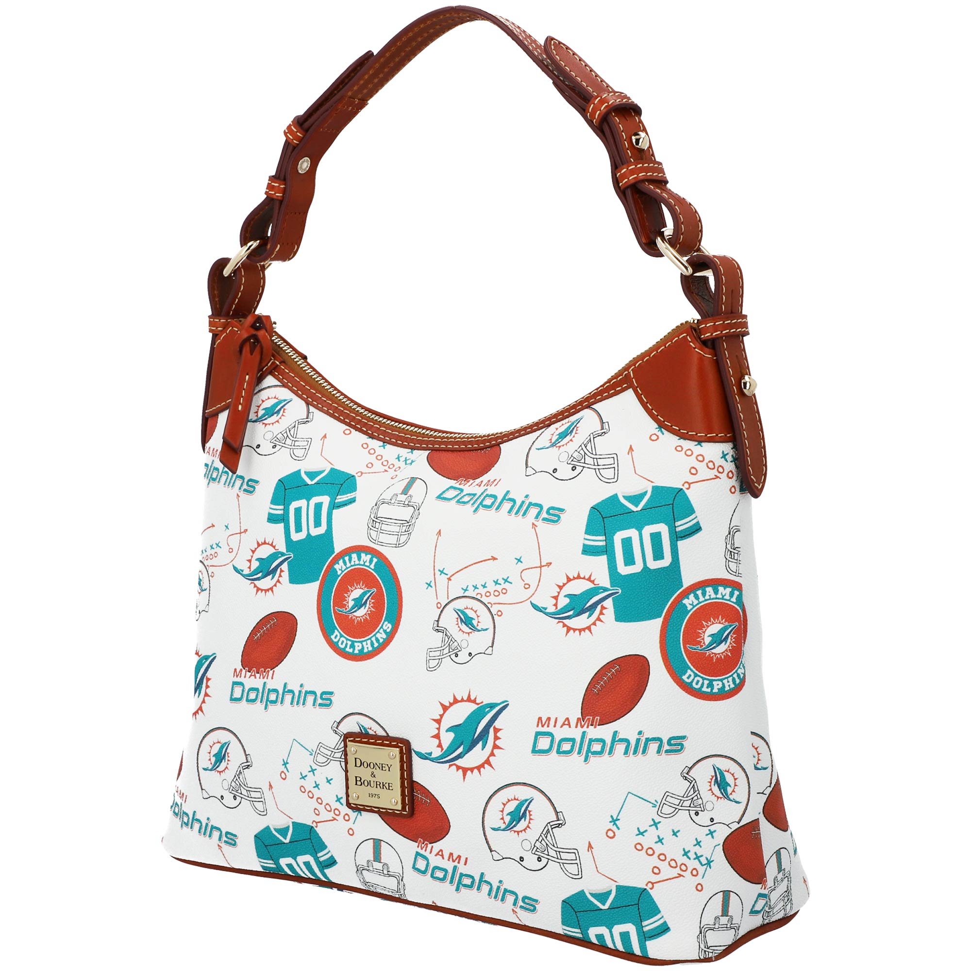 Dooney & Bourke Miami Dolphins Game Day Hobo Handbag