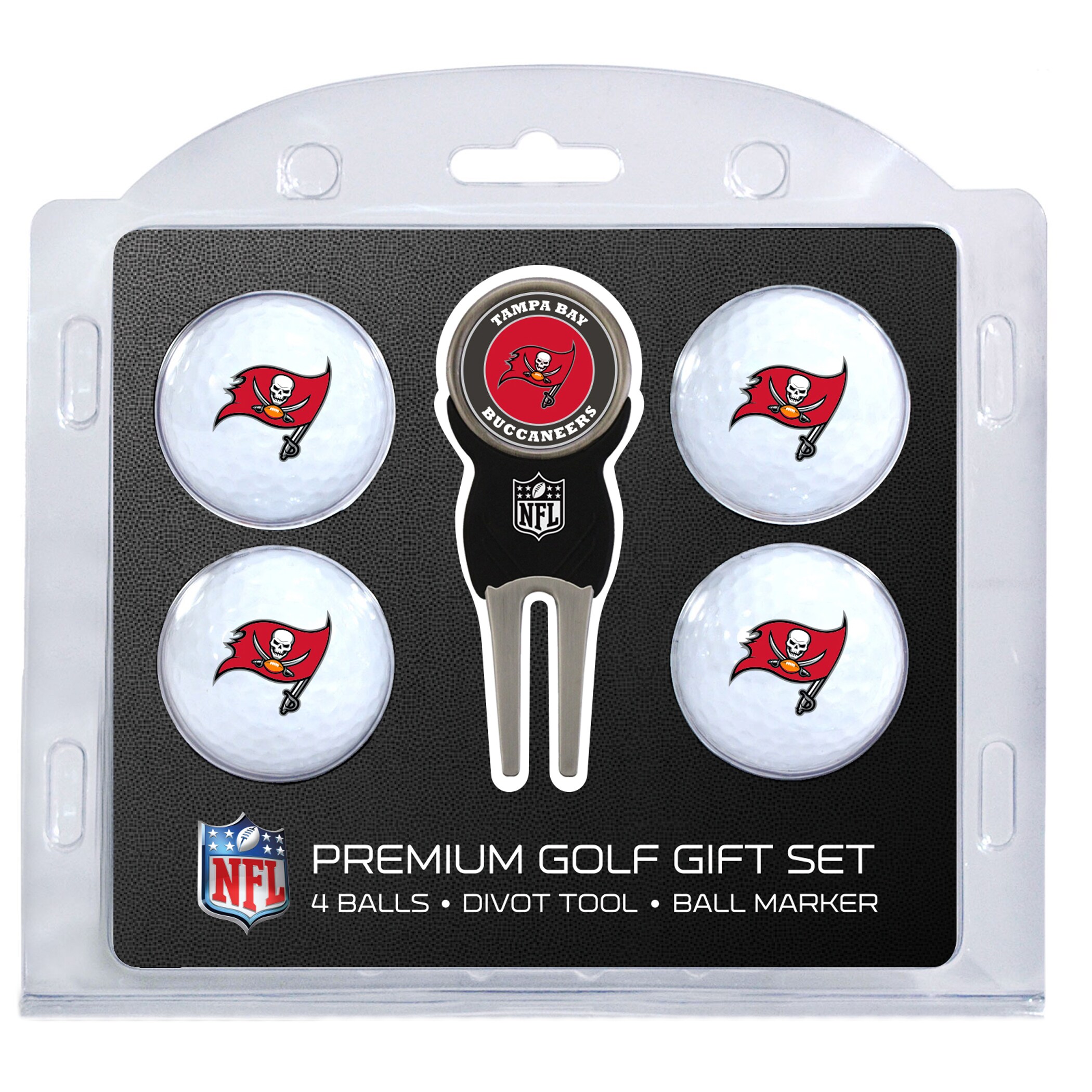 Tampa Bay Buccaneers 4-Ball Gift Set