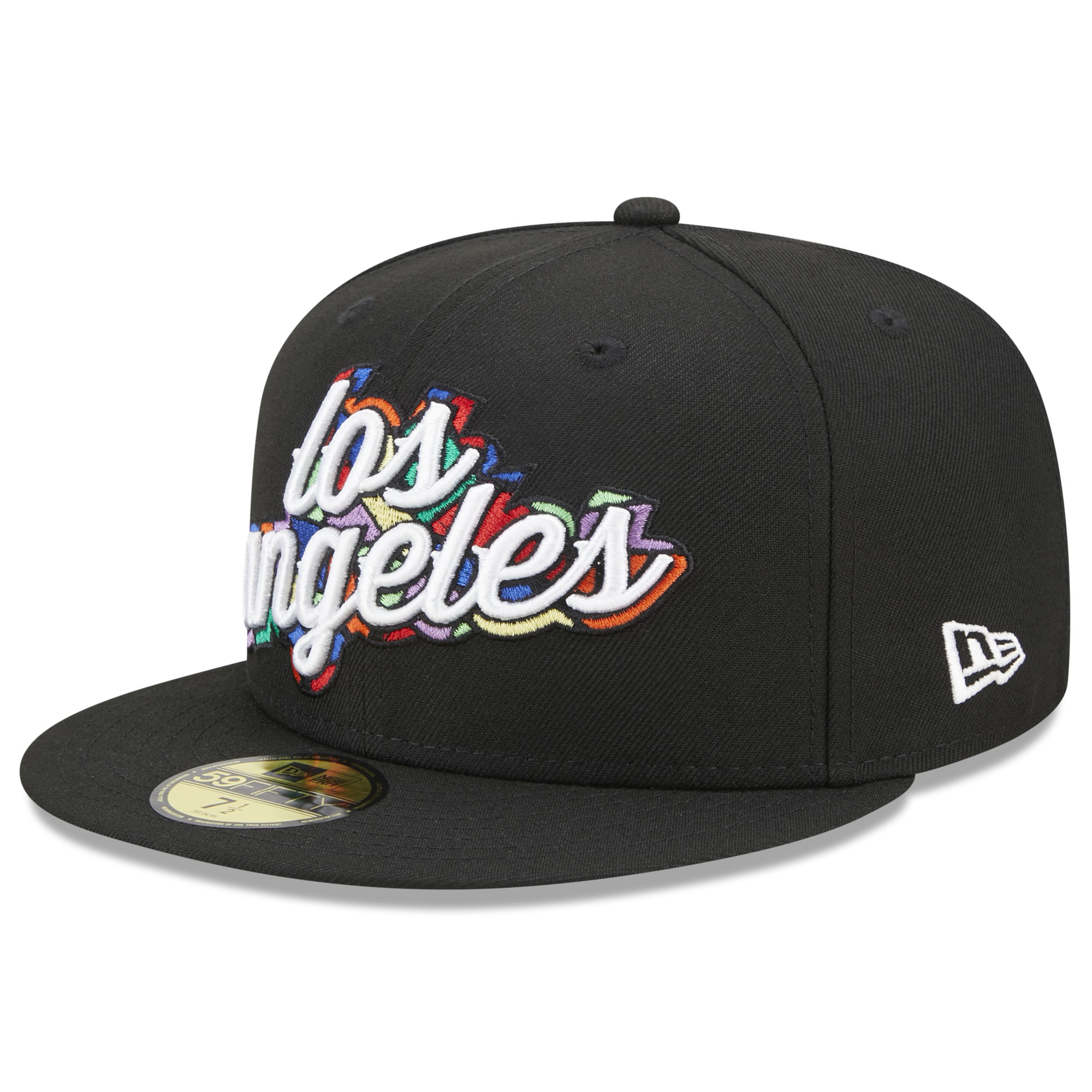 Men's New Era Black LA Clippers 2022/23 City Edition Official 59FIFTY Fitted Hat