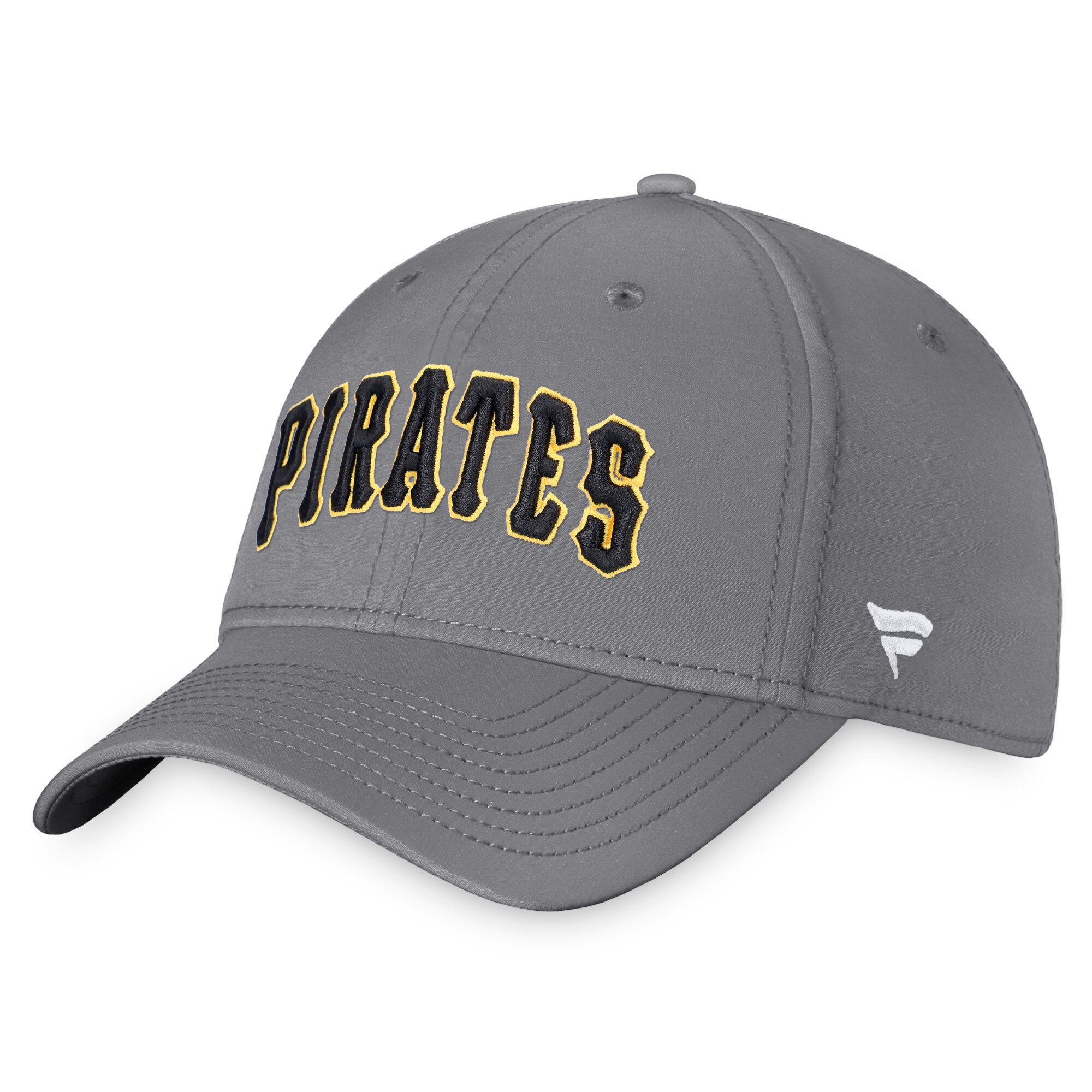 Men's Fanatics Branded Gray Pittsburgh Pirates Cooperstown Collection Core Flex Hat