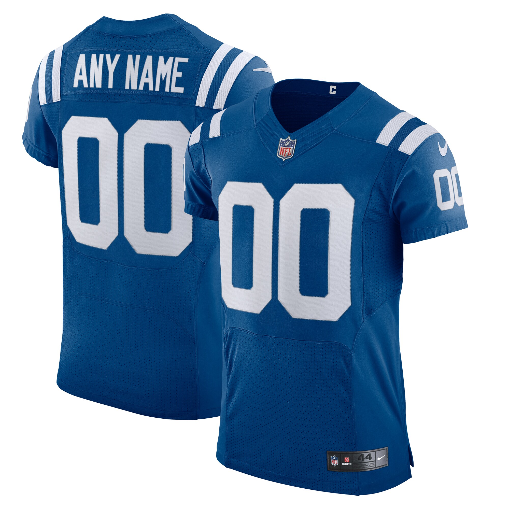 Men's Nike Royal Indianapolis Colts Vapor Elite Custom Jersey