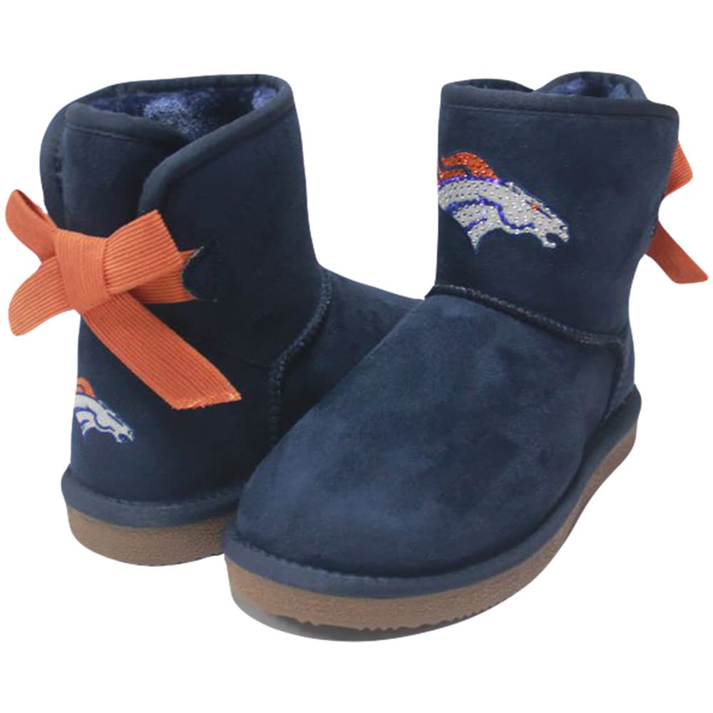 Women's Cuce Denver Broncos Low Team Ribbon Boots