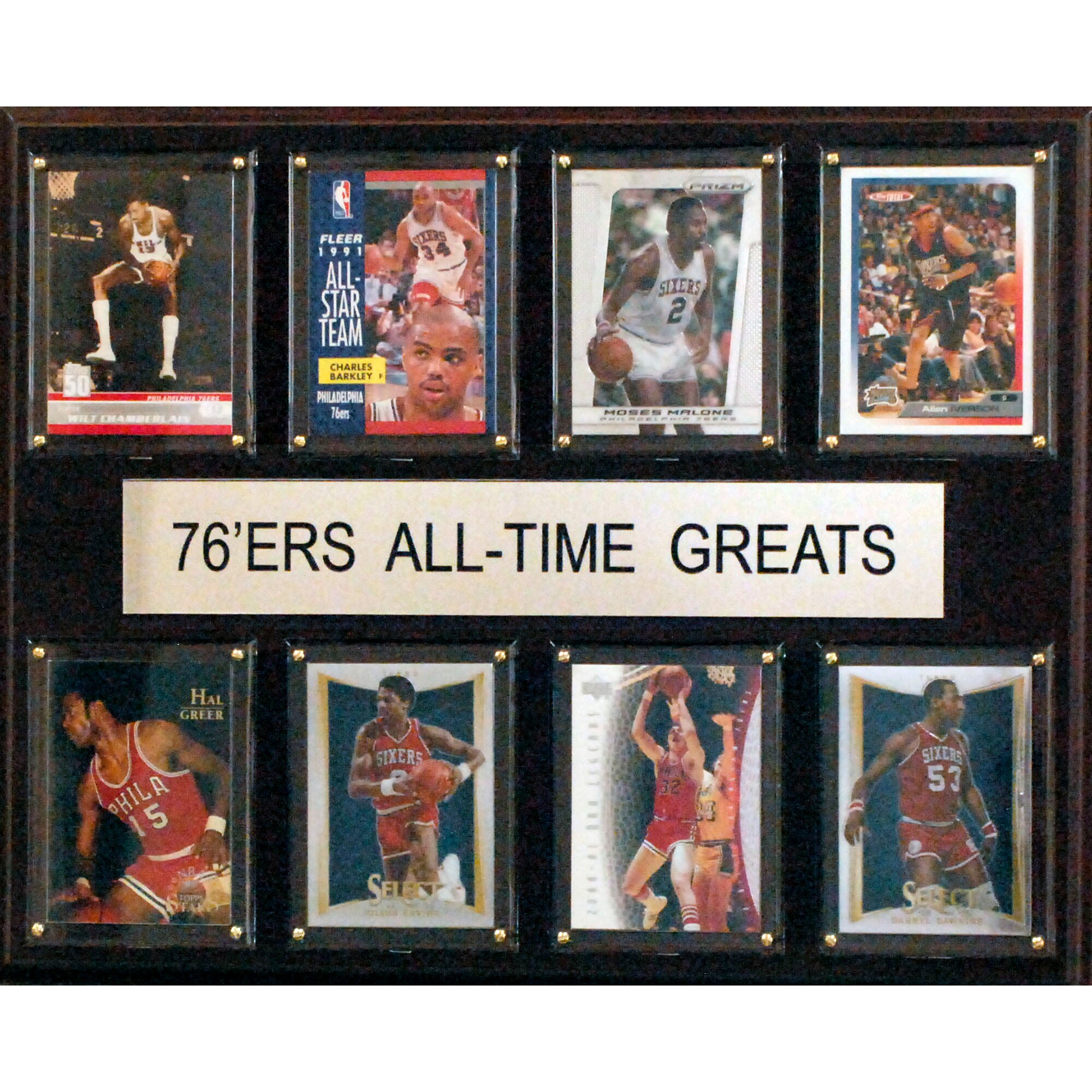 Philadelphia 76ers 12'' x 15'' All-Time Greats Plaque
