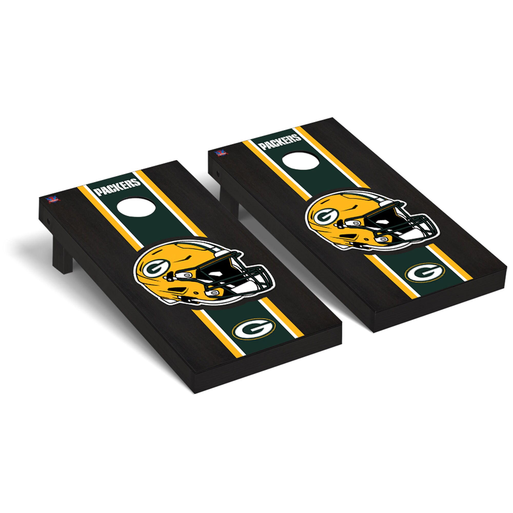 Green Bay Packers 2' x 4' Onyx Cornhole Board Set