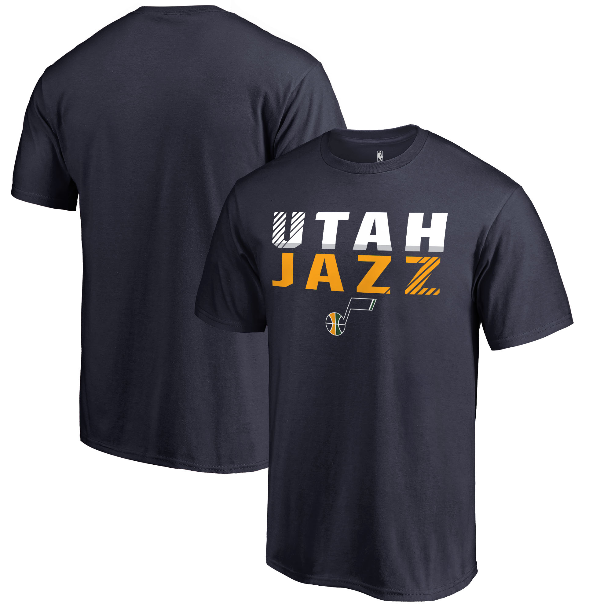 Men's Fanatics Branded Navy Utah Jazz Fade Out T-Shirt