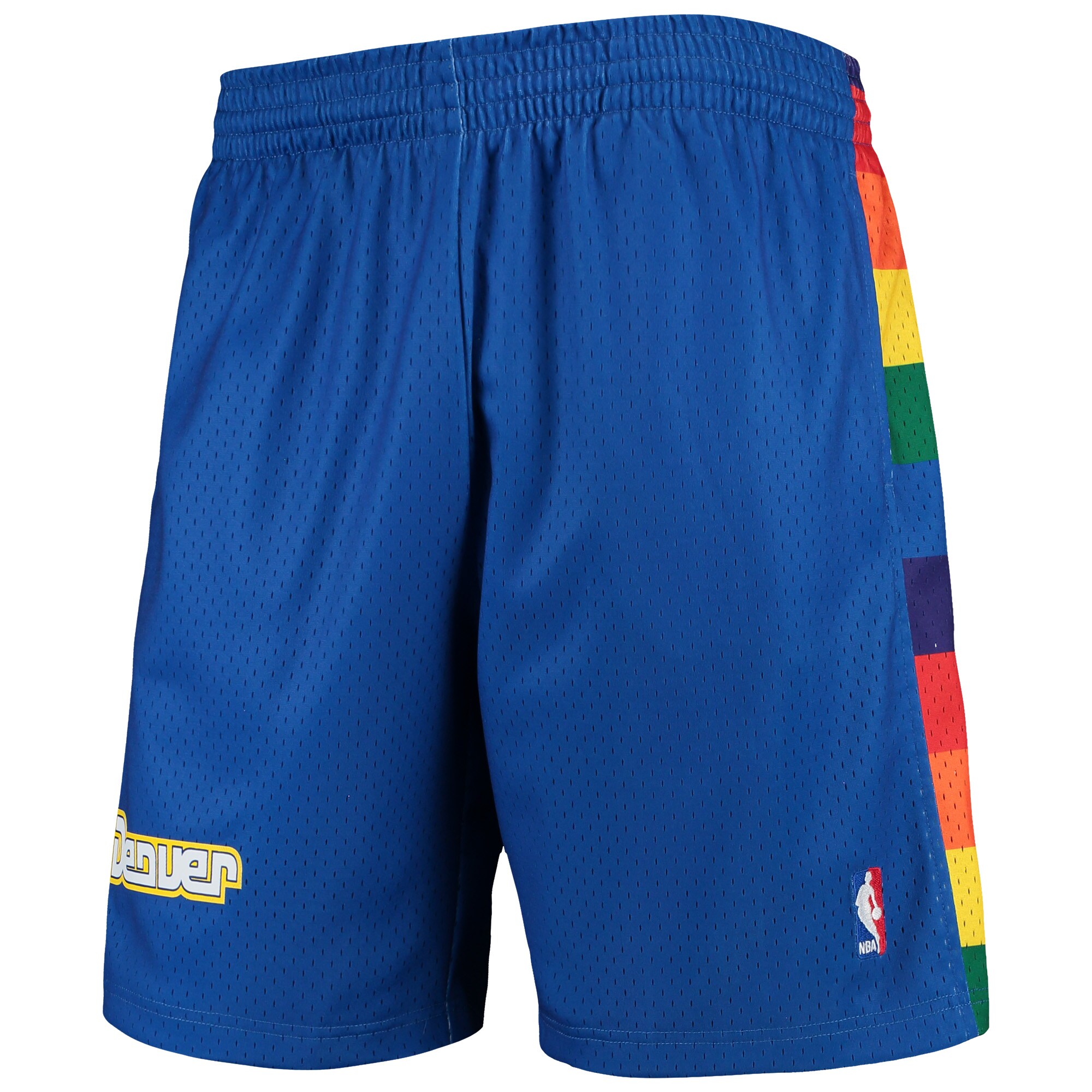Men's Mitchell & Ness Royal Denver Nuggets Hardwood Classics Team Swingman Shorts
