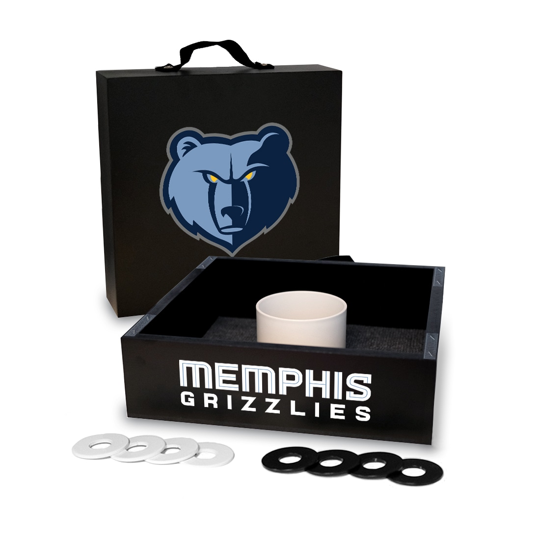 Memphis Grizzlies Onyx Stained Washer Toss Game Set