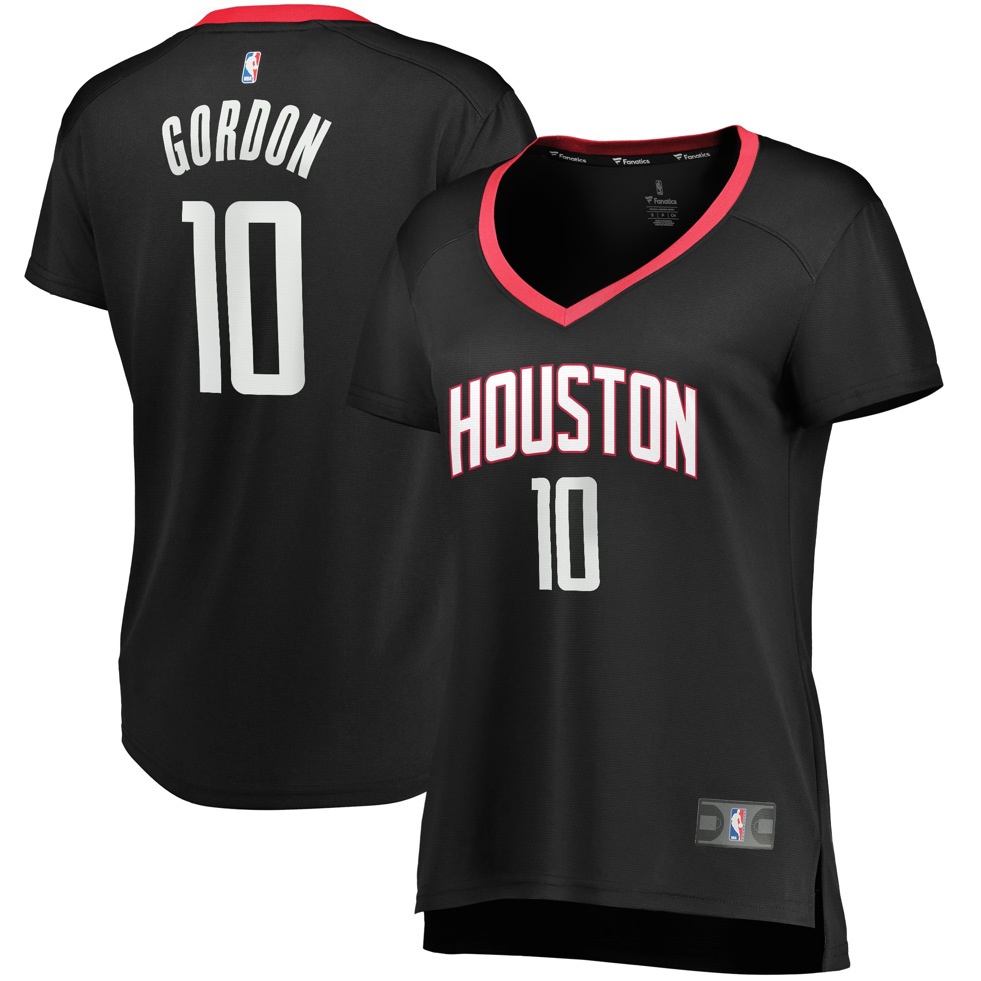 Women's Fanatics Branded Eric Gordon Black Houston Rockets Fast Break Player Replica Jersey - Statement Edition