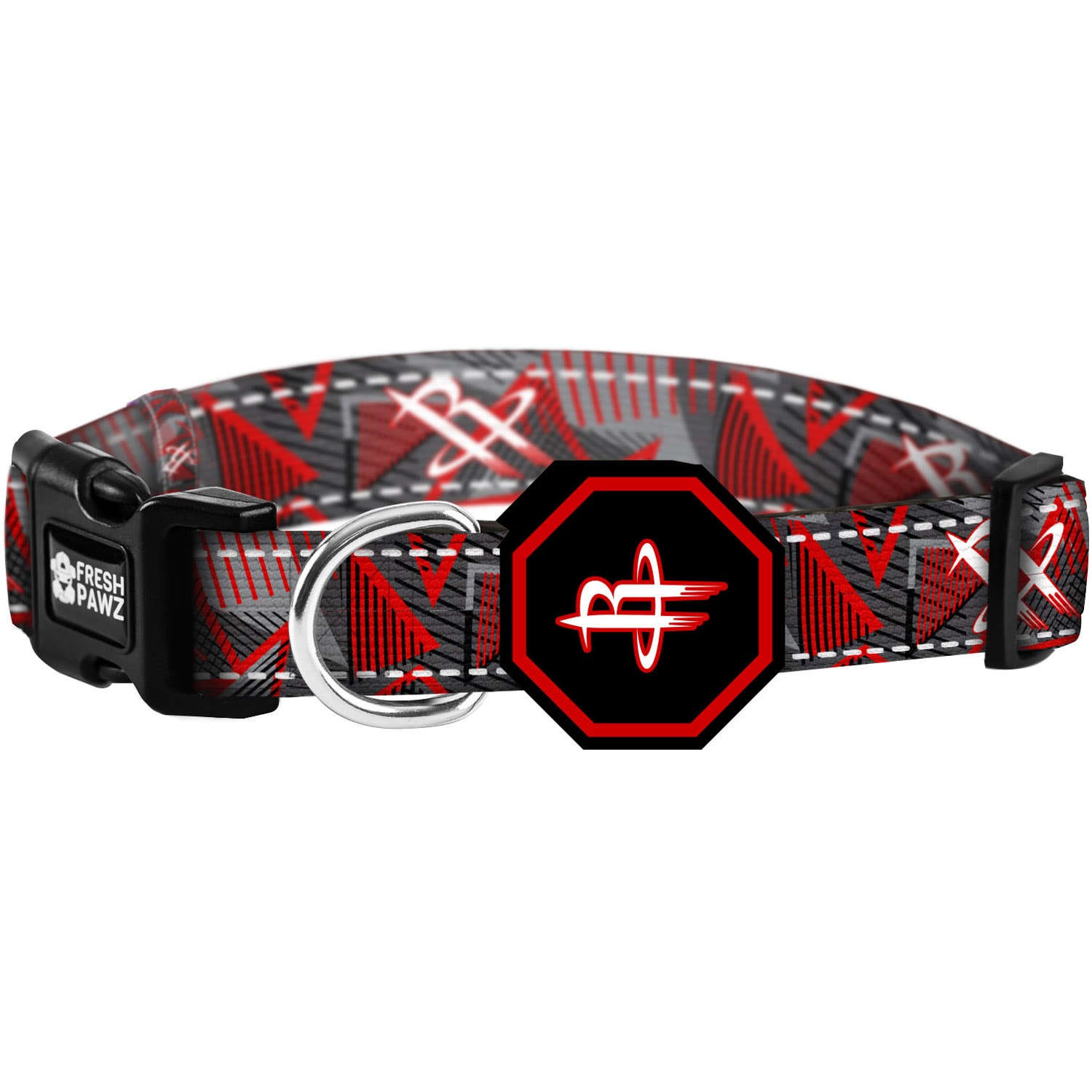 Fresh Pawz Houston Rockets Pet Collar