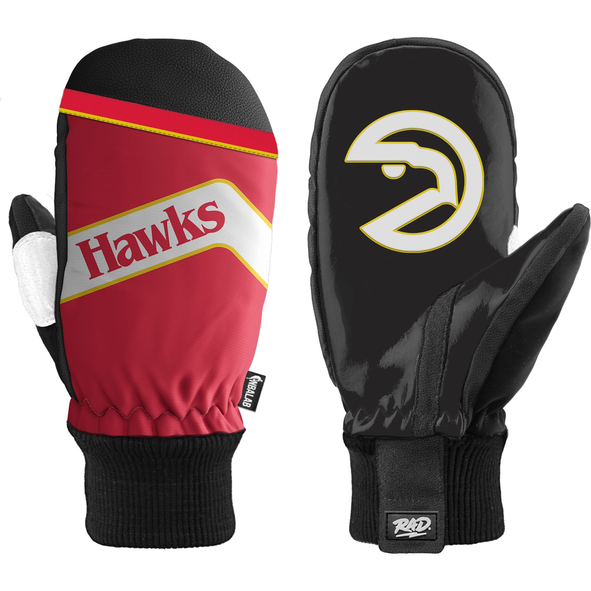Atlanta Hawks Classic Snow Mittens