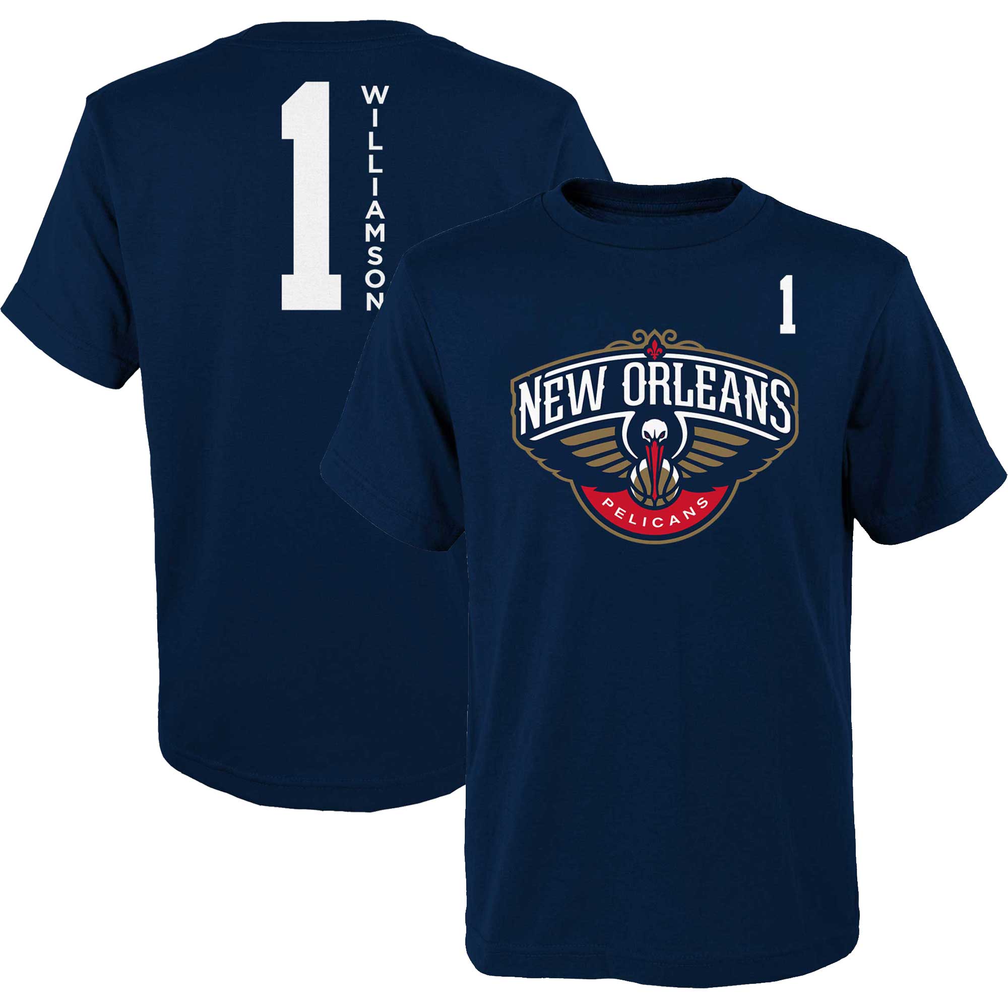 Youth Zion Williamson Navy New Orleans Pelicans Player T-Shirt