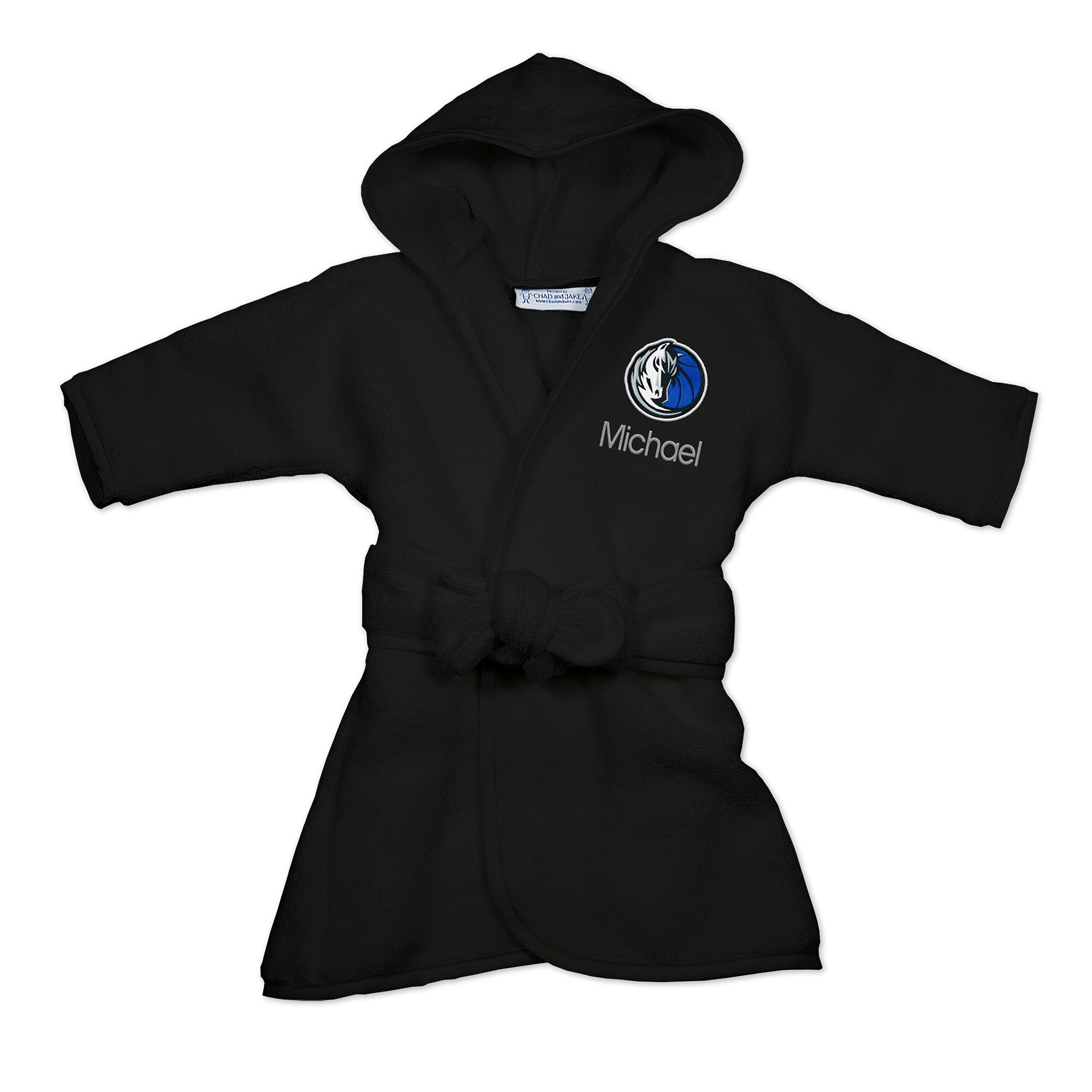 Infant Black Dallas Mavericks Personalized Robe